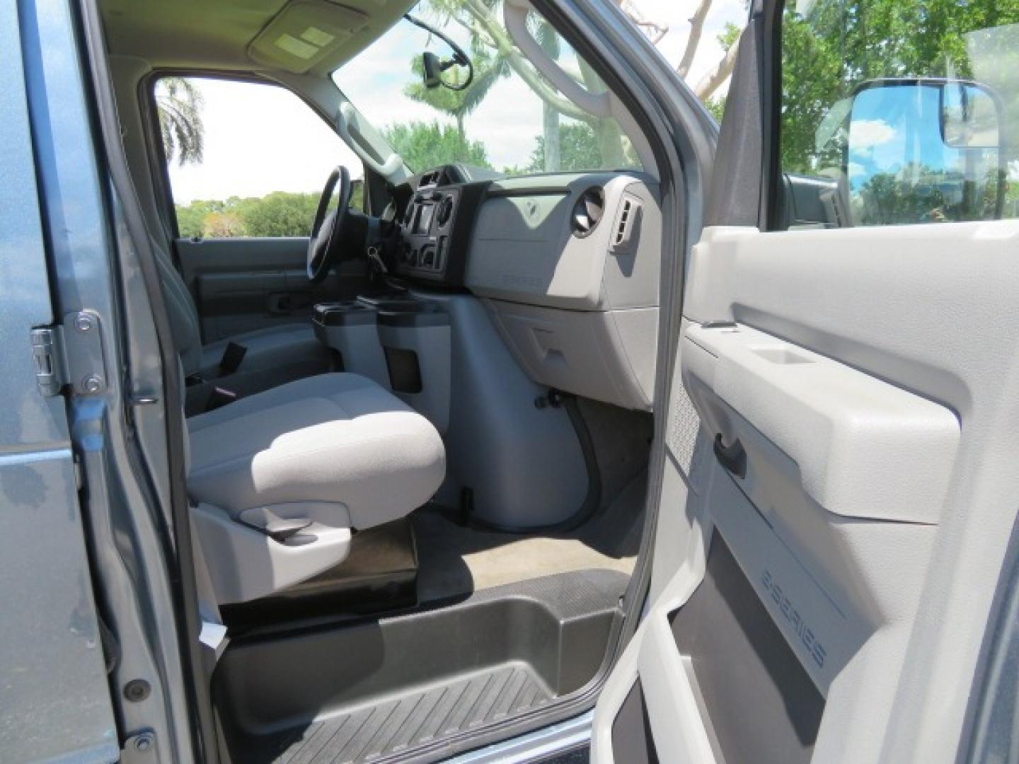 2013 Dark Blue /Gray Ford E-Series Wagon XLT (1FMNE1BW4DD) with an 4.6L V8 engine, Automatic transmission, located at 4301 Oak Circle #19, Boca Raton, FL, 33431, (954) 561-2499, 26.388861, -80.084038 - You are looking at a Gorgeous 2013 Ford E150 XLT Handicap Wheelchair Conversion Van with 22K Original Miles, Tie Down System, Power Electric VMI Side Entry Wheelchair Lift, Back Up Camera, Factory Navigation and Much Much More. This van is Awesome. This is a Nice Rust Free Van with a Clean Carfax, C - Photo#72